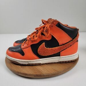 Nike Dunk High University Chenille Swoosh Sneakers Men's Shoe Sz 10 DR8805-002